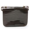 Hermès  Constance handbag  in havana brown porosus crocodile - Detail D7 thumbnail