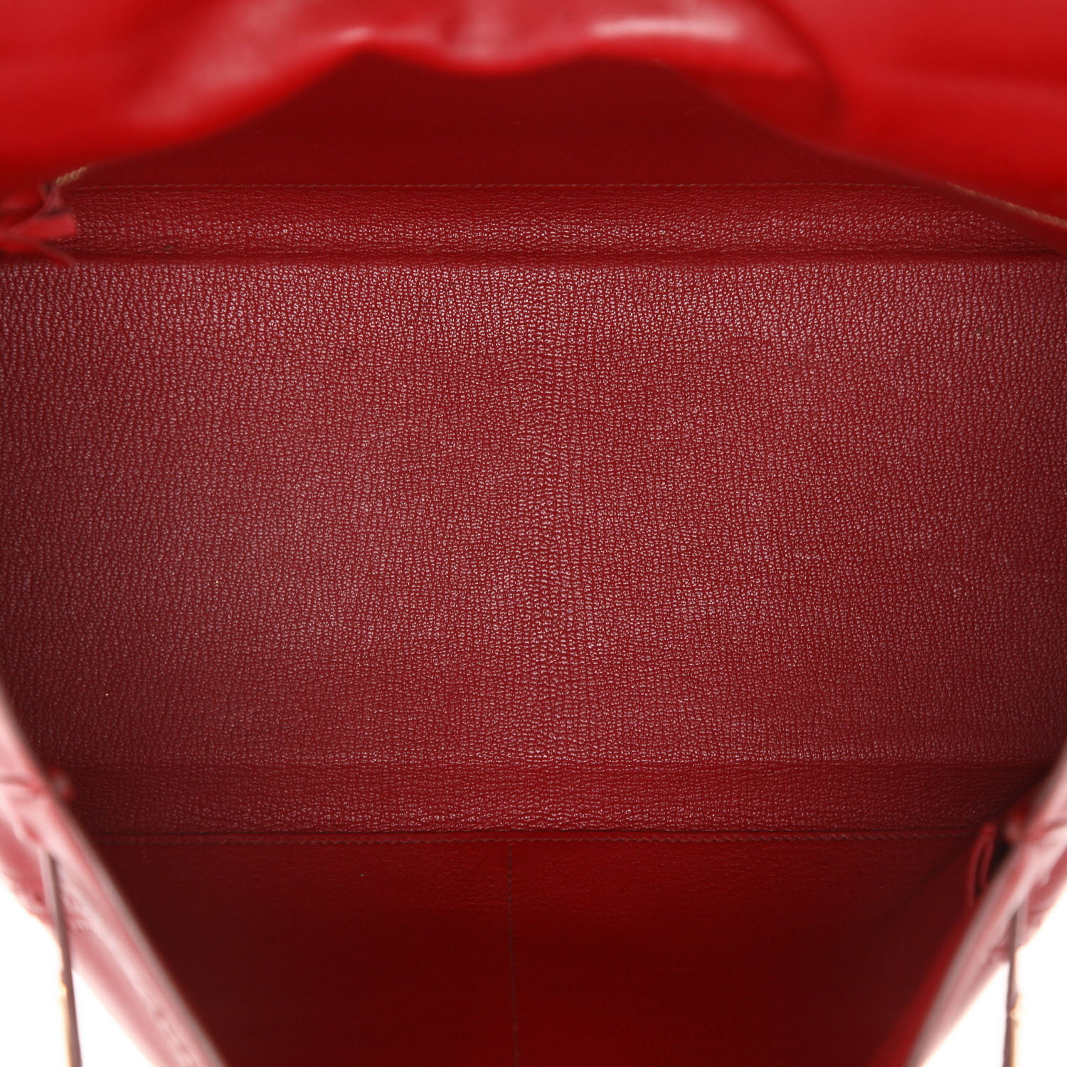 Sac à main Hermès  Kelly Ghillies en cuir box rose-framboise - Detail D3