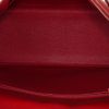 Bolso de mano Hermès  Kelly Ghillies en cuero box color frambuesa - Detail D3 thumbnail