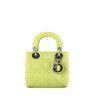 Dior Lady Dior mini handbag in green python - 360 thumbnail