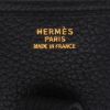 Sac bandoulière Hermès  Evelyne en vache Liégée noire - Detail D9 thumbnail