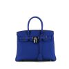 Hermes Birkin 30 cm handbag in blue Royal togo leather - 360 thumbnail