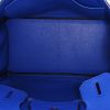 Hermes Birkin 30 cm handbag in blue Royal togo leather - Detail D2 thumbnail