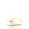 Chanel Vanity handbag in white leather and gilt metal - Detail D4 thumbnail