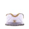 Chanel 19 shoulder bag in parma quilted leather - 360 thumbnail
