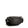 Louis Vuitton Christopher backpack in grey Graphite damier canvas and mate black leather - Detail D5 thumbnail