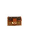 Bolso Louis Vuitton Dauphine en lona Monogram "Reverso" marrón y cuero marrón - 360 thumbnail