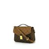 Louis Vuitton Metis shoulder bag in brown "Reverso" monogram canvas and brown leather - 00pp thumbnail