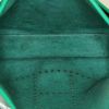Hermes Evelyne shoulder bag in green leather - Detail D2 thumbnail