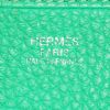 Borsa a tracolla Hermes Evelyne in pelle verde - Detail D3 thumbnail