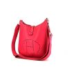 Hermes Evelyne shoulder bag in pink leather - 00pp thumbnail
