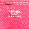 Borsa a tracolla Hermes Evelyne in pelle rosa - Detail D3 thumbnail