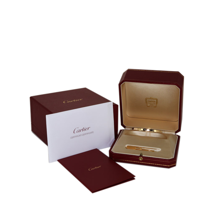 Bracciale Cartier Love modello piccolo in oro giallo - Detail D2