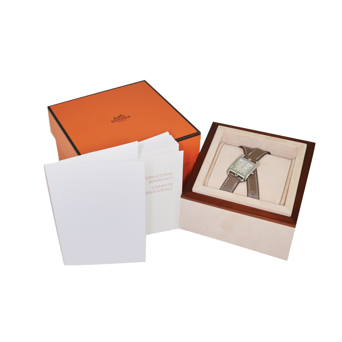 Hermes Cape Cod watch in stainless steel Ref:  CC1.210 Circa  2016