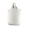Chanel shopping bag in white terry fabric - 00pp thumbnail