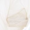 Chanel shopping bag in white terry fabric - Detail D2 thumbnail