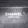 Chanel Timeless handbag in black whool and black leather - Detail D4 thumbnail