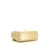 Bolso de mano Dior Mini Lady Dior en piel de pitón dorada - Detail D5 thumbnail