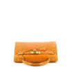 Bolso de mano Hermès  Kelly 32 cm en cocodrilo porosus naranja - 360 Front thumbnail