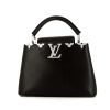 Bolso de mano Louis Vuitton Capucines BB en cuero negro - 360 thumbnail