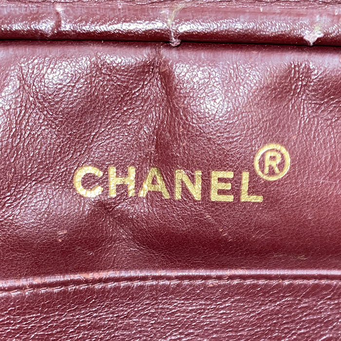 Borsa Chanel  Vintage in pelle trapuntata nera - Detail D3