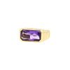 Repossi signet ring in yellow gold and amethyst - 00pp thumbnail