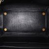 Celine  Belt large model  handbag  in black leather  and tweed - Detail D2 thumbnail