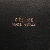Celine  Belt large model  handbag  in black leather  and tweed - Detail D3 thumbnail