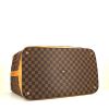Louis Vuitton Cruiser 45 travel bag in ebene damier canvas and natural leather - Detail D4 thumbnail