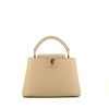 Louis Vuitton Capucines BB handbag in beige leather taurillon clémence - 360 thumbnail