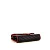 Bolso de mano Gucci GG Marmont en cuero acolchado negro y cuero rojo - Detail D4 thumbnail