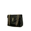Saint Laurent Loulou medium model shoulder bag in black chevron quilted leather - 00pp thumbnail