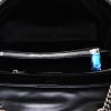 Bolso bandolera Saint Laurent Loulou modelo mediano en cuero acolchado con motivos de espigas negro - Detail D3 thumbnail