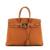 Hermes Birkin 35 cm handbag in gold togo leather - 360 thumbnail
