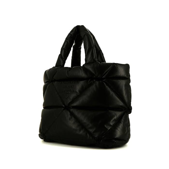 Prada shopping bag in black quilted leather - 00pp