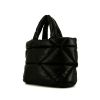 Prada shopping bag in black quilted leather - 00pp thumbnail