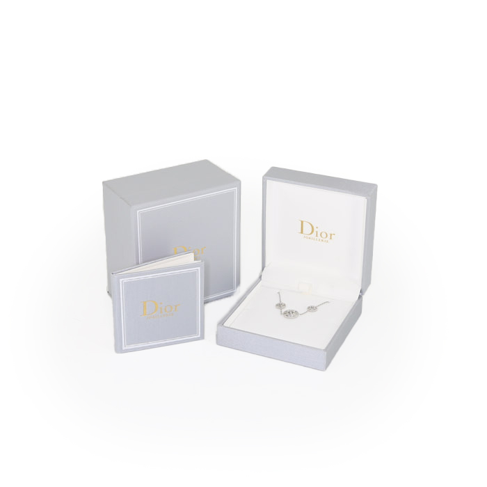 Bracelet Dior Rose des vents en or blanc,  nacre et diamants - Detail D2