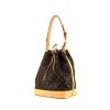 Shopping bag Louis Vuitton Noé modello grande  in tela monogram marrone e pelle naturale - 00pp thumbnail