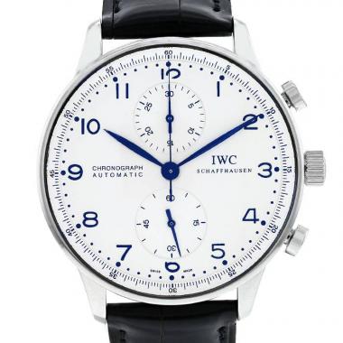 Reloj IWC Portuguese-Chronograph de acero Ref :  3714 Circa  2010