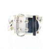 Bracelet manchette Hermès Boucle Sellier XL en argent - 360 thumbnail