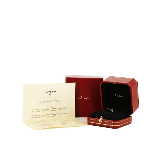 Cartier Love large model ring in white gold, size 51 - Detail D2