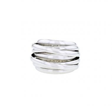 De Grisogono Allegra large model ring in white gold