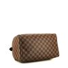 Louis Vuitton  Speedy 30 handbag  in ebene damier canvas  and brown leather - Detail D4 thumbnail