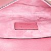 Dior Saddle small model handbag in pink grained leather - Detail D2 thumbnail