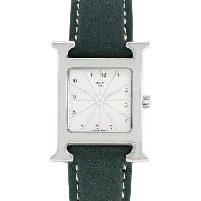 Hermes Heure H watch in stainless steel Ref:  HH1.210 Circa  1999 - 00pp