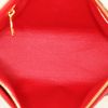 Louis Vuitton pouch in brown monogram canvas and red coated canvas - Detail D2 thumbnail