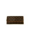 Louis Vuitton Twin handbag/clutch in monogram canvas and natural leather - 360 thumbnail