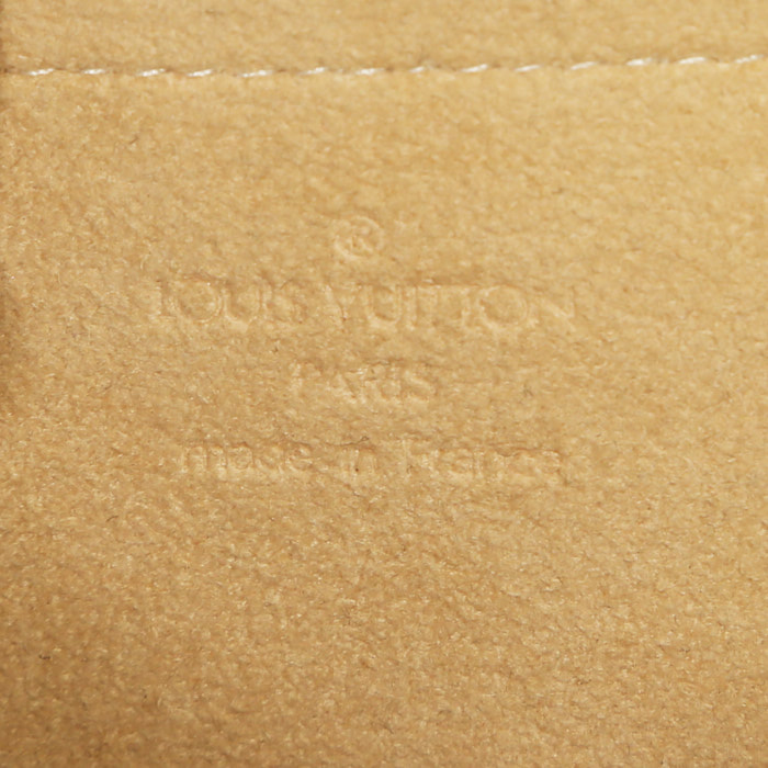 Louis Vuitton Twin handbag/clutch in monogram canvas and natural leather - Detail D3