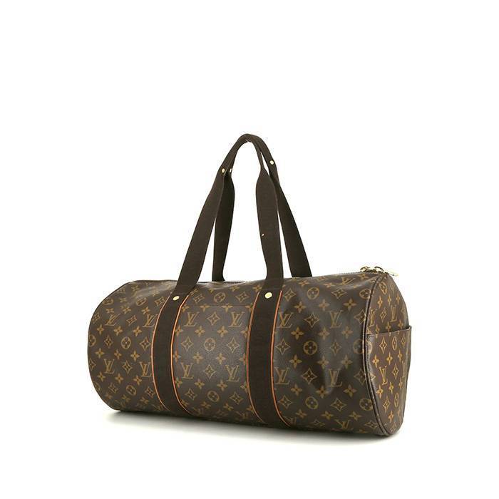 Louis Vuitton  x Takashi Murakami preowned Keepall Bandouliere 55  traveling bag  men  Leather  One Size  Green  PREOWNED  SHOP