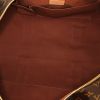 Borsa weekend Louis Vuitton  Beaubourg in tela monogram cerata marrone e tessuto marrone - Detail D2 thumbnail